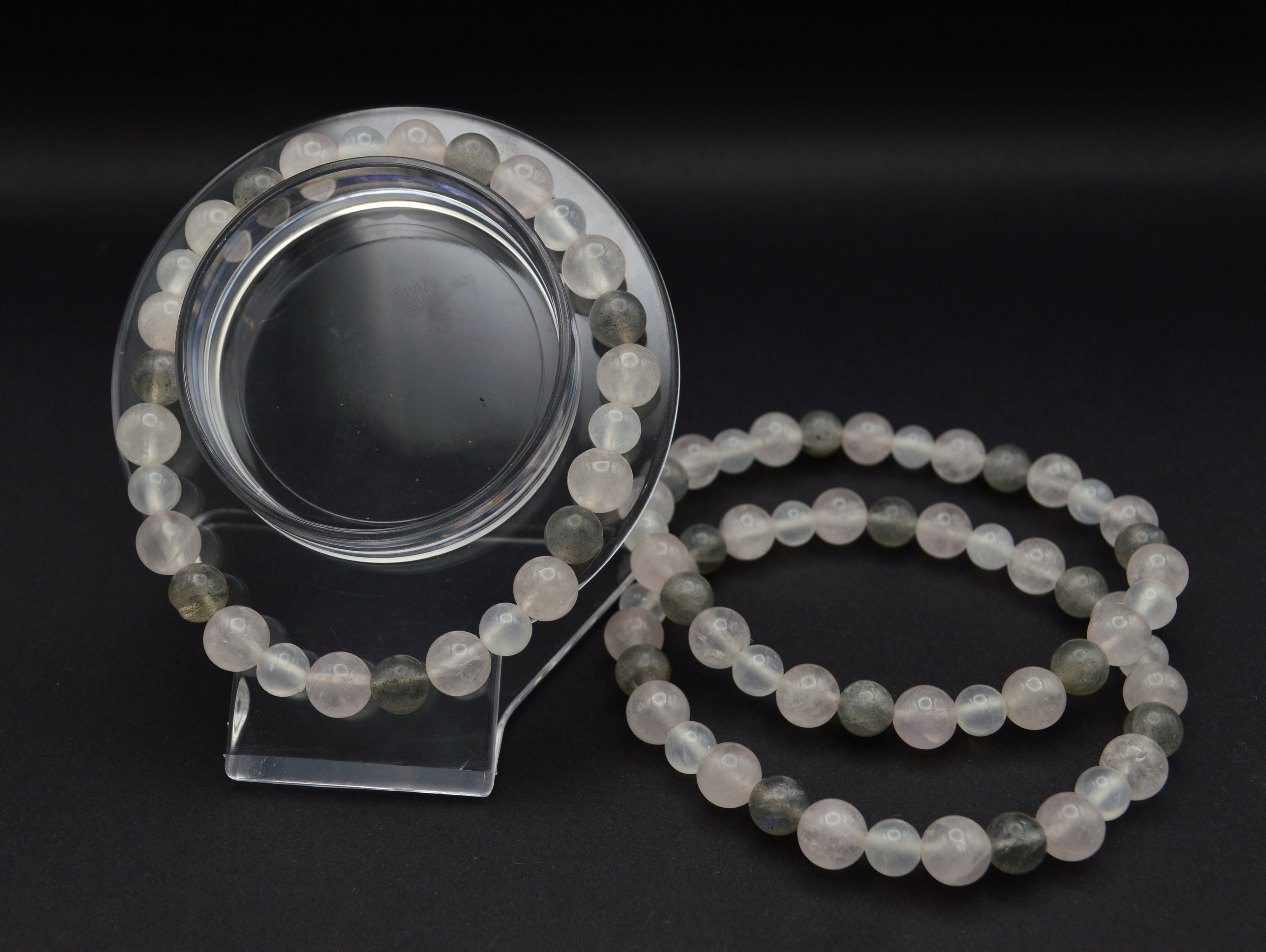 Labradorite, Selenite & Rose Quartz