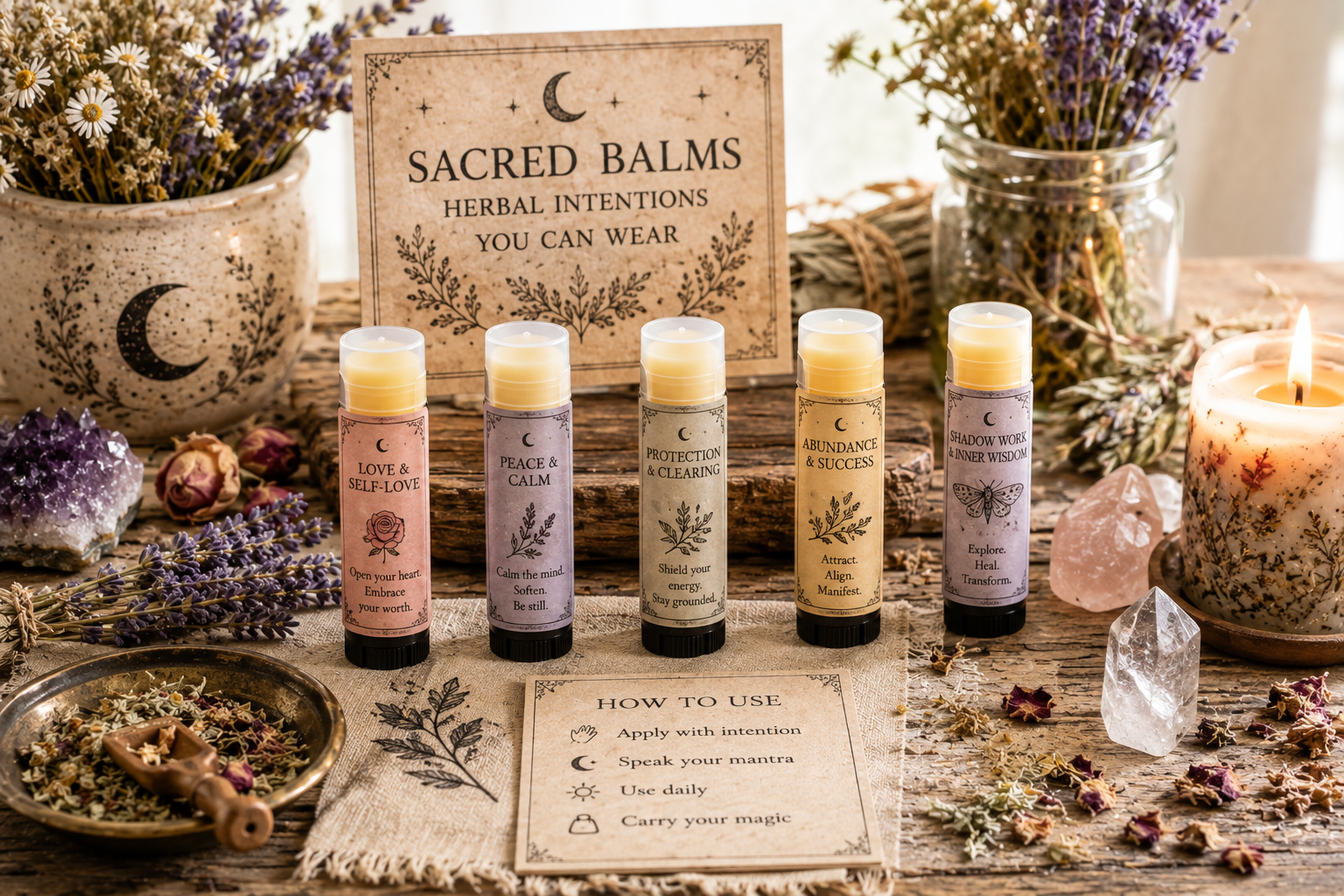 Sacred Balms: Spells You Wear on Your Skin