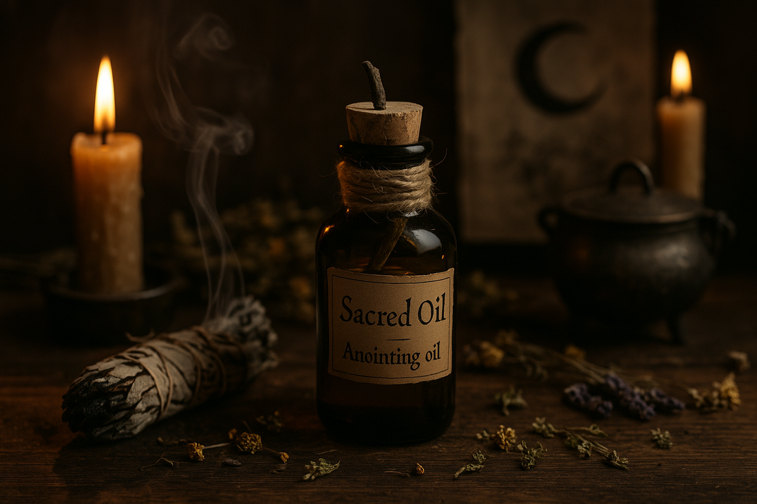 🕯️ Sacred Oil: The Ancient Power of Anointing for Modern Witchcraft