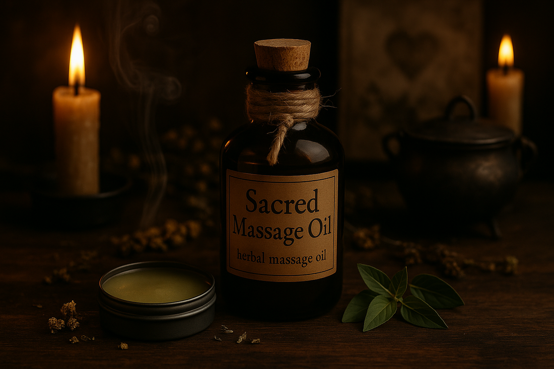 💆 Sacred Massage Oil: Reclaiming Touch as a Spiritual Ritual