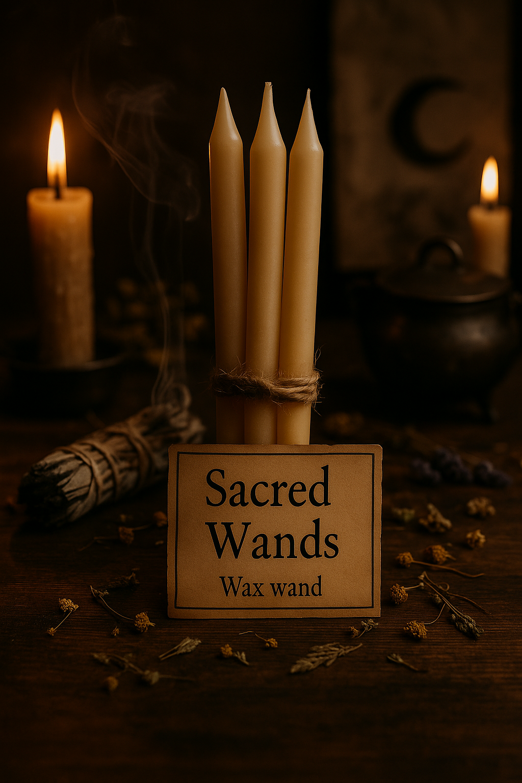 🪄 Sacred Wax Wands: Magick You Can Mold and Direct