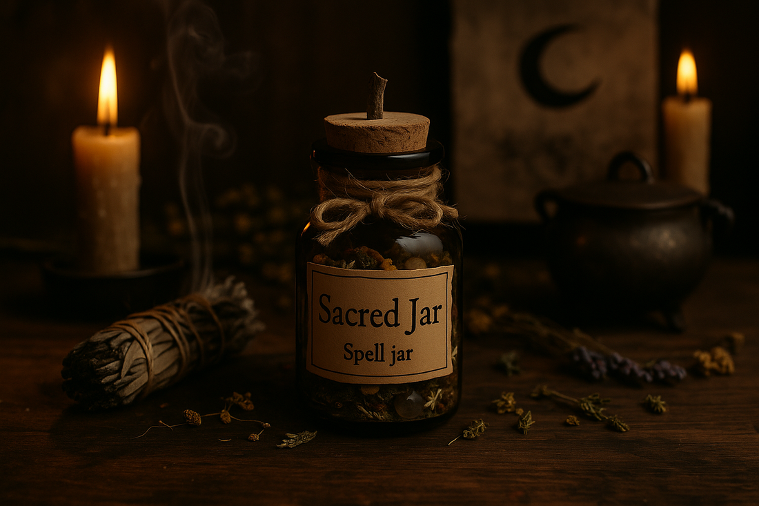 🔮 Sacred Spell Jars: Sealed Spells in Glass