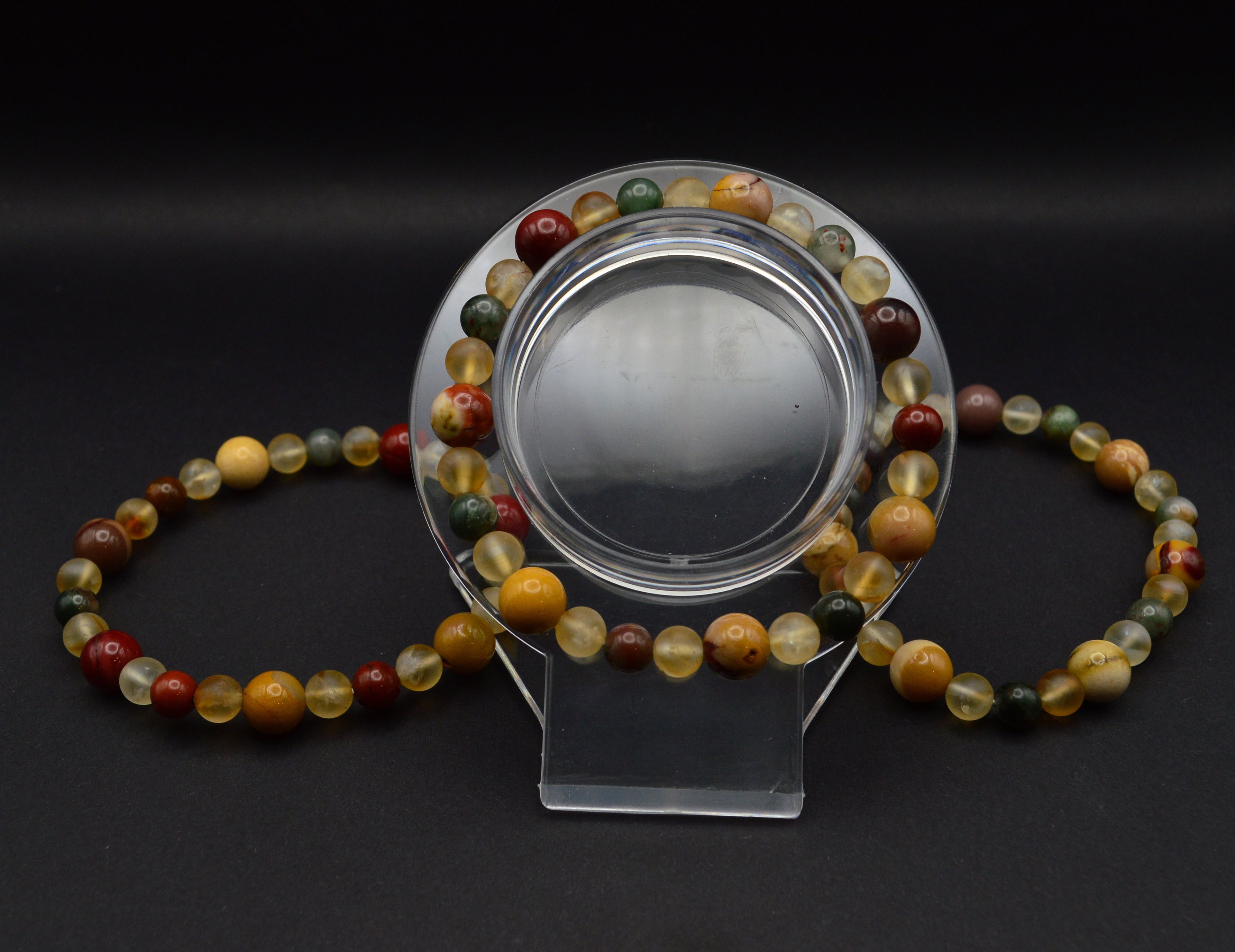 Bloodstone, Matte Citrine & Mookaite