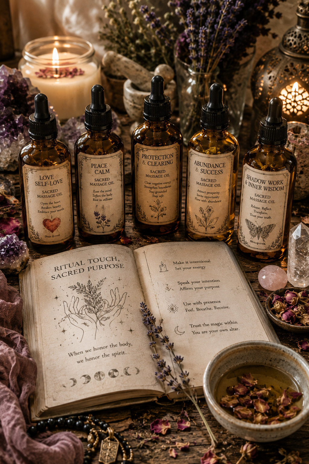 Sacred Massage Oil: Reclaiming Touch as a Spiritual Ritual