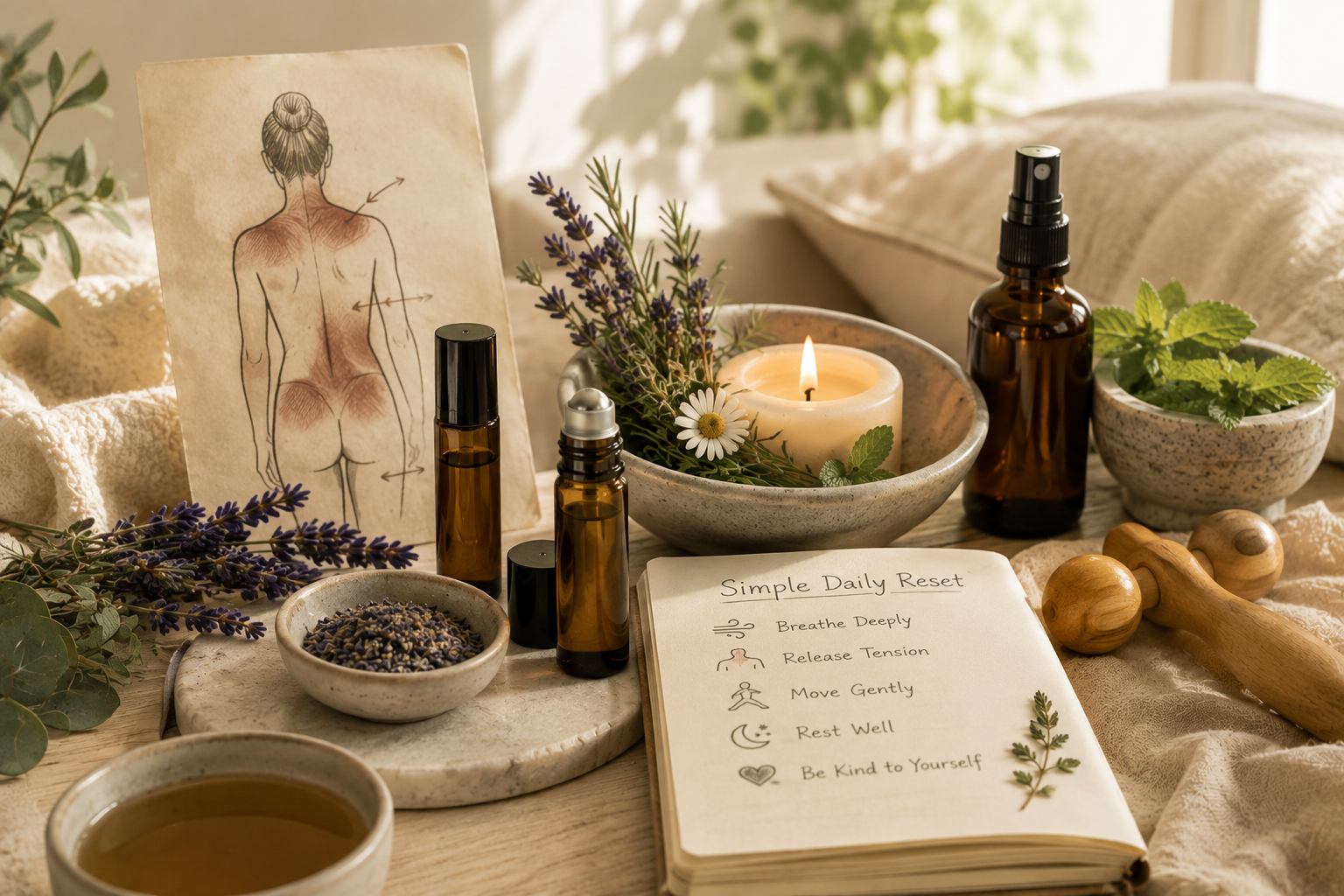 How Stress Affects the Body and Natural Ways to Support Tension Relief