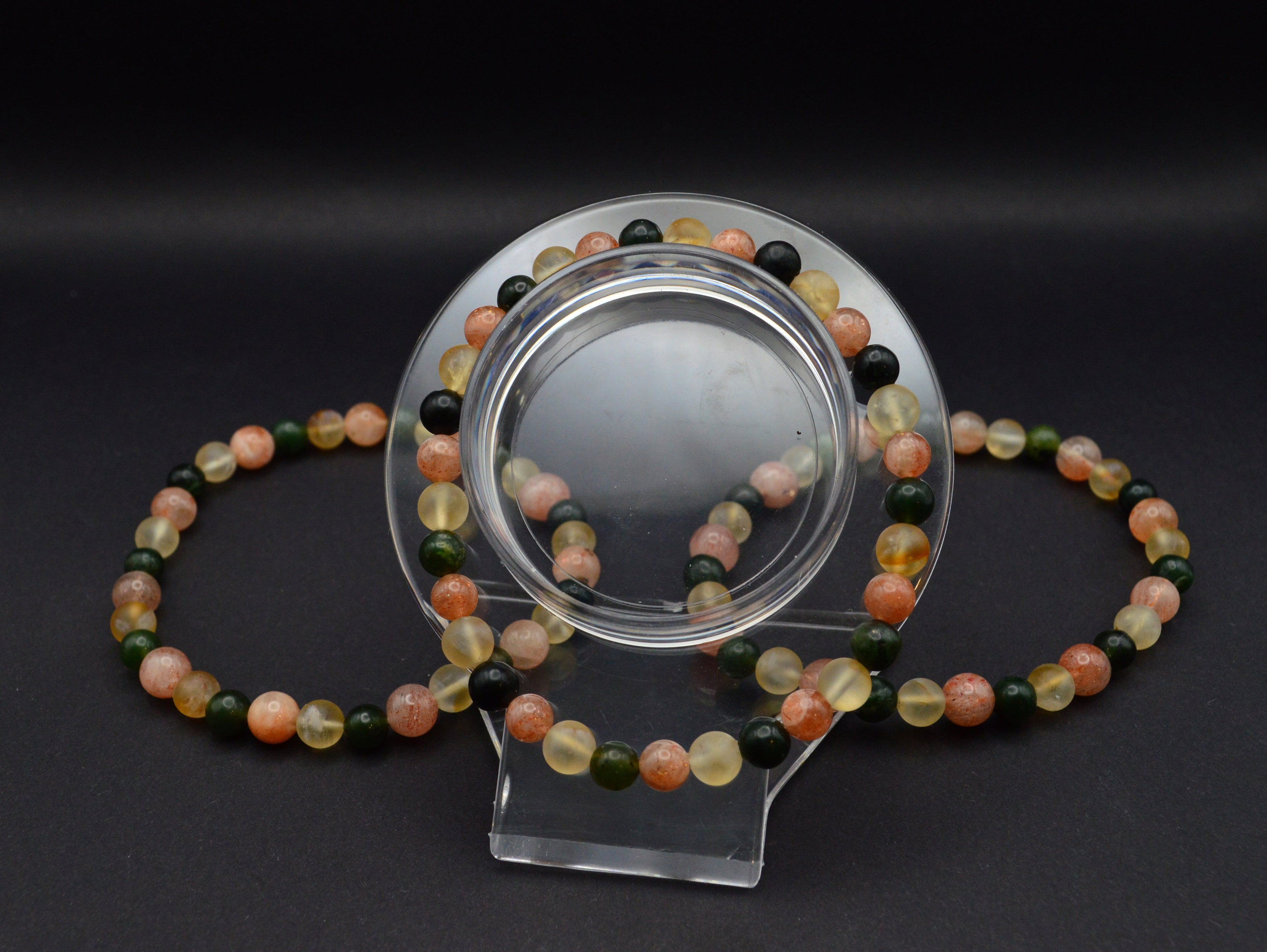 Citrine, Jade & Sunstone