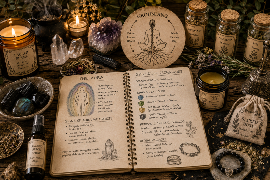 Witchy Lesson: 4.5 Grounding & Aura Shielding