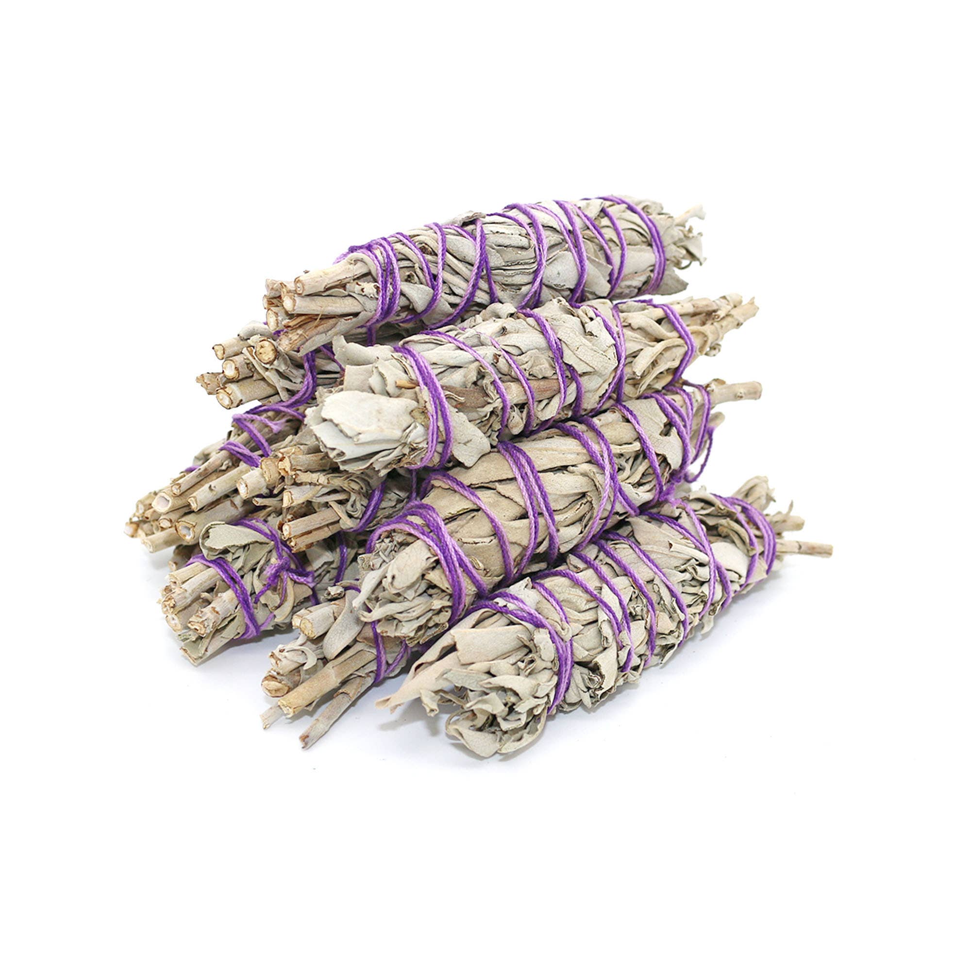 Mini White Sage Smudge Stick | 4-Inch Cleansing Bundle