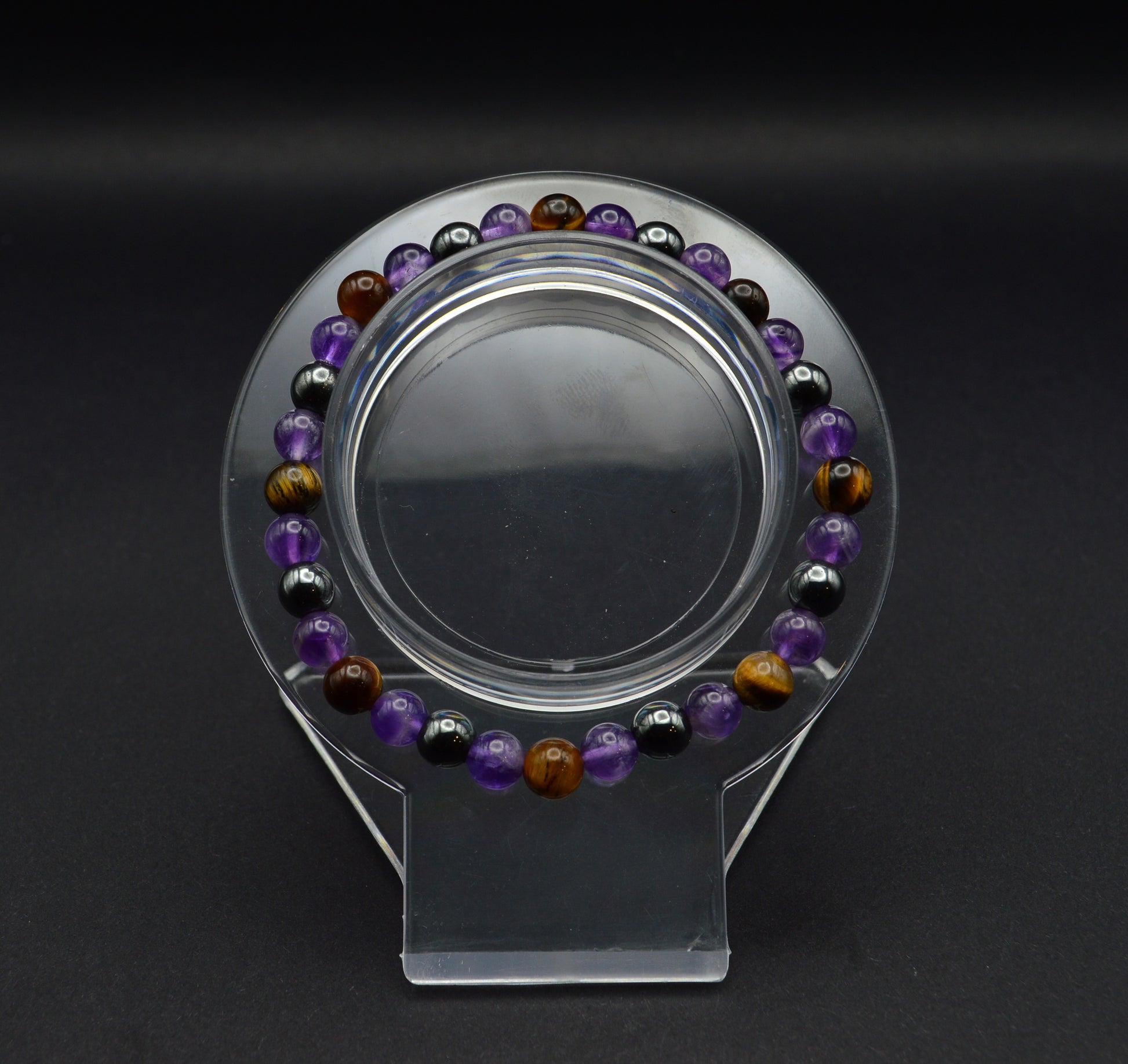 Amethyst, Hematite & Tiger’s Eye