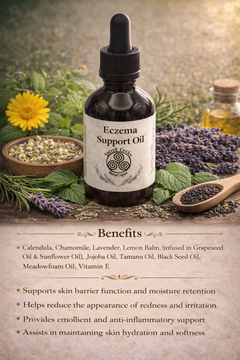 Skin Restore Body Oil | Lightweight Botanical Oil for Dry Skin