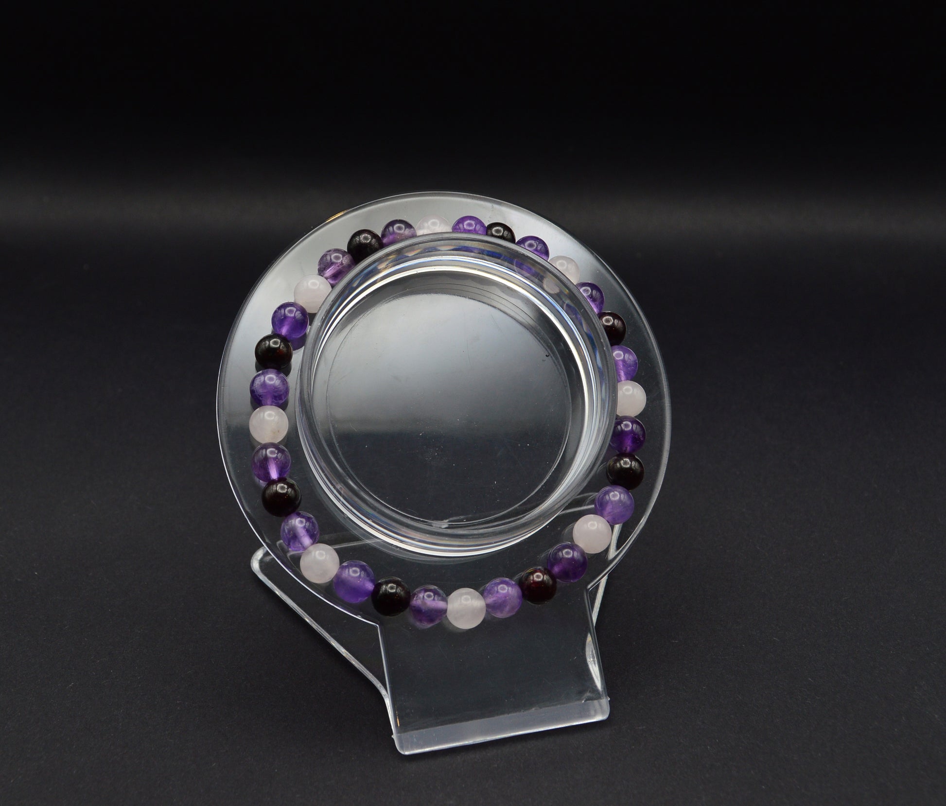 Amethyst, Garnet & Rose Quartz