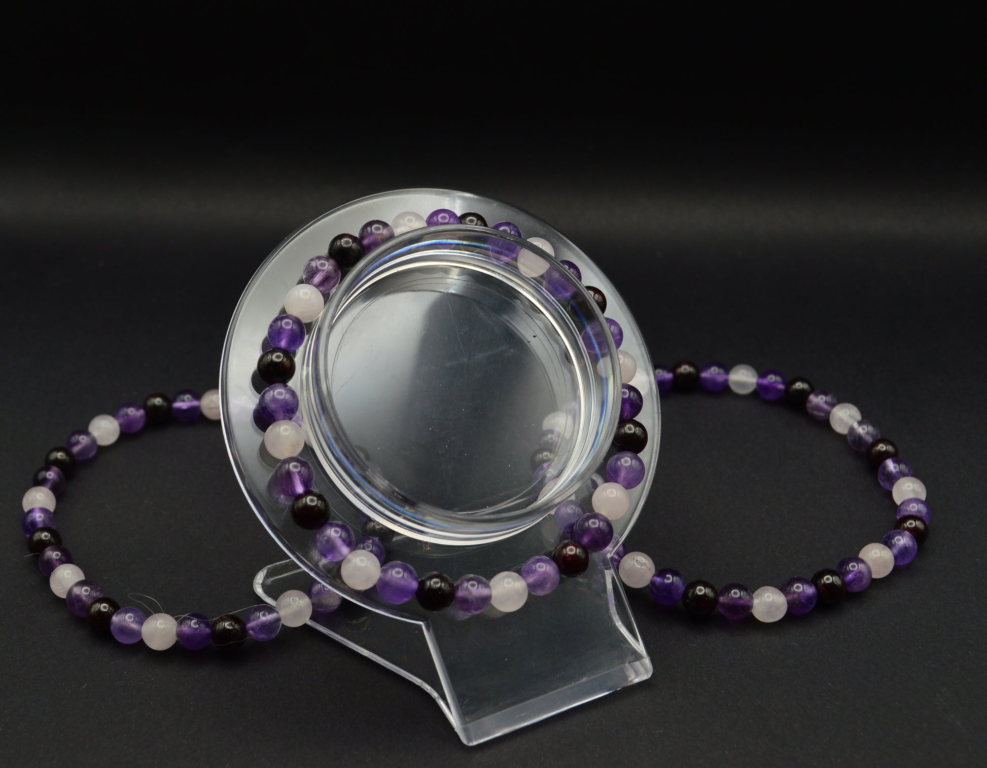 Amethyst, Garnet & Rose Quartz
