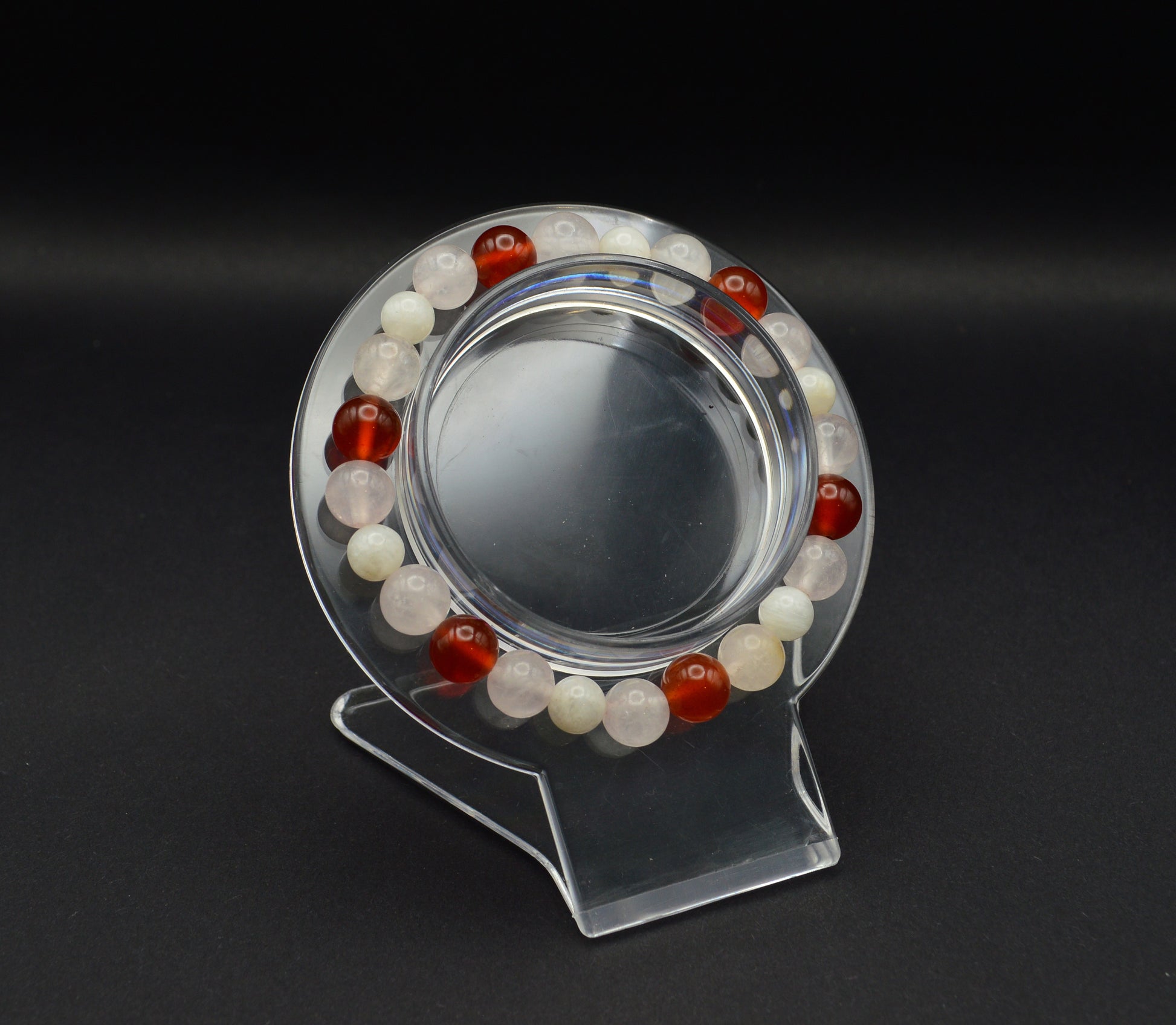 Carnelian, Moonstone & Rose Quartz
