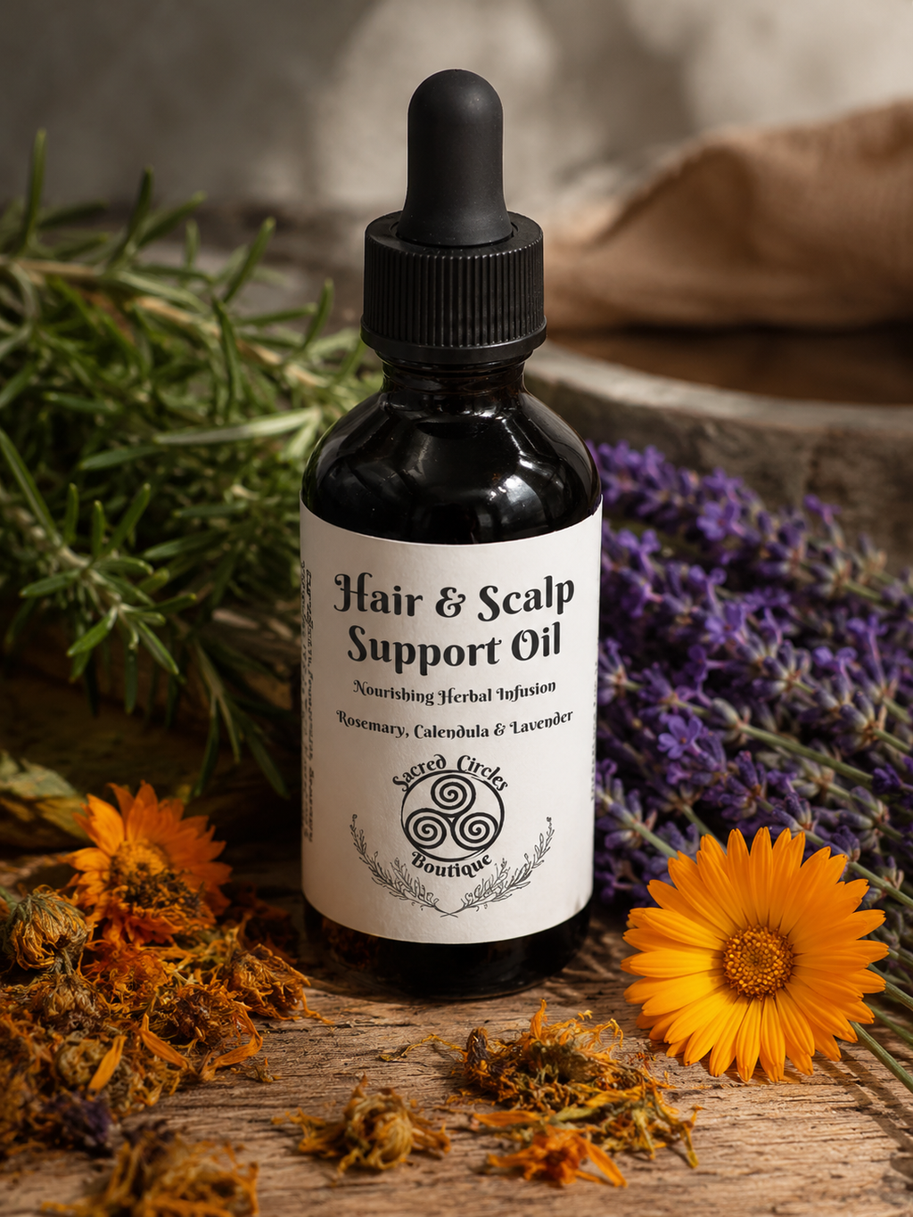 Scalp & Hair Growth Support Oil Serum