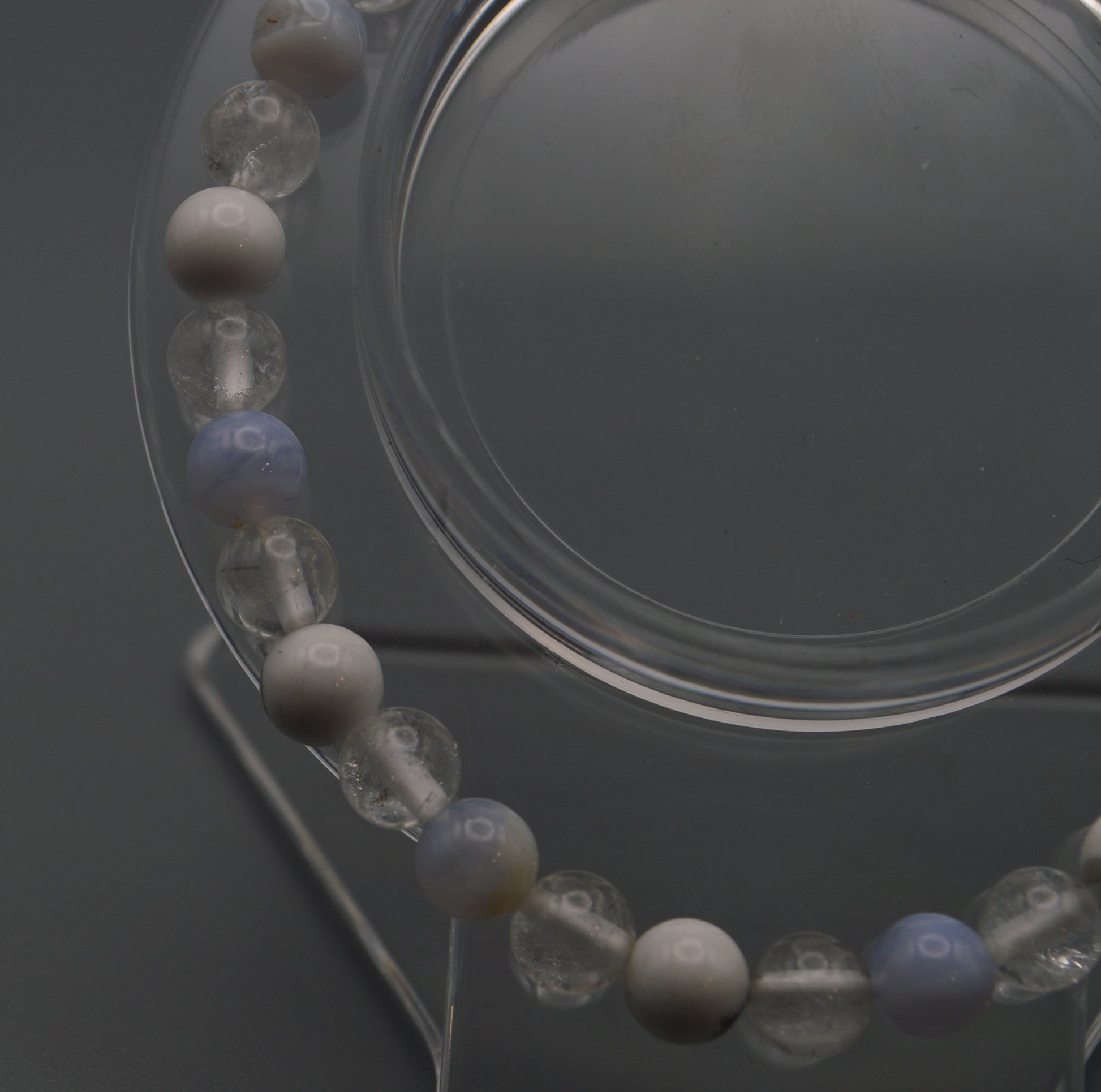 Blue Lace Agate, Clear Quartz & Howlite