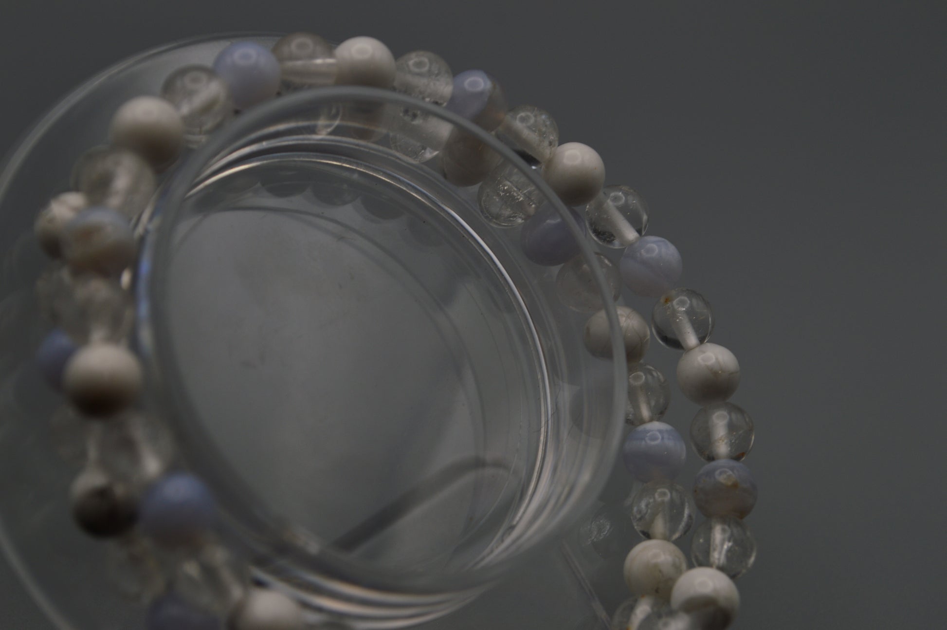 Blue Lace Agate, Clear Quartz & Howlite
