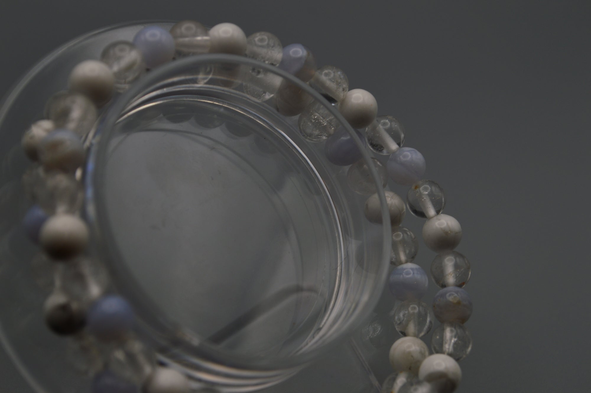 Peace & Clarity Bracelet – Blue Lace Agate, Clear Quartz & Howlite