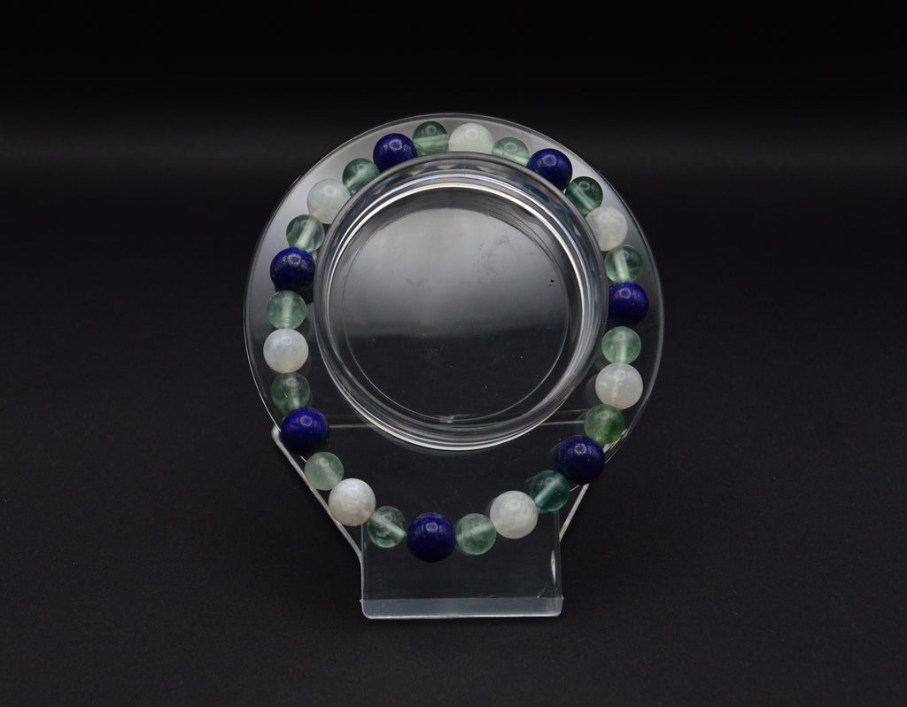 Emotional Flow Bracelet – Fluorite, Moonstone & Sodalite