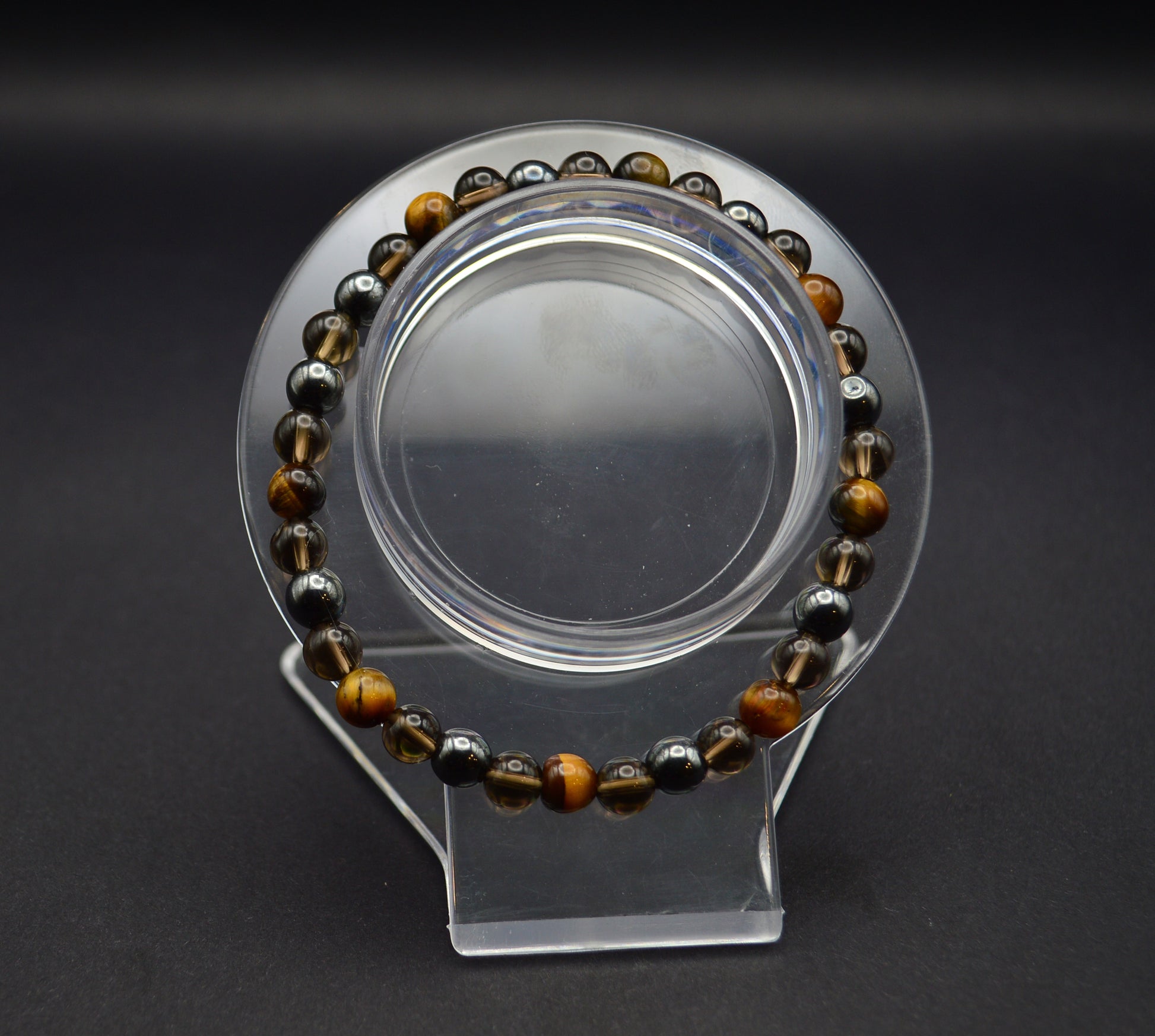 Hematite, Smoky Quartz & Tiger’s Eye