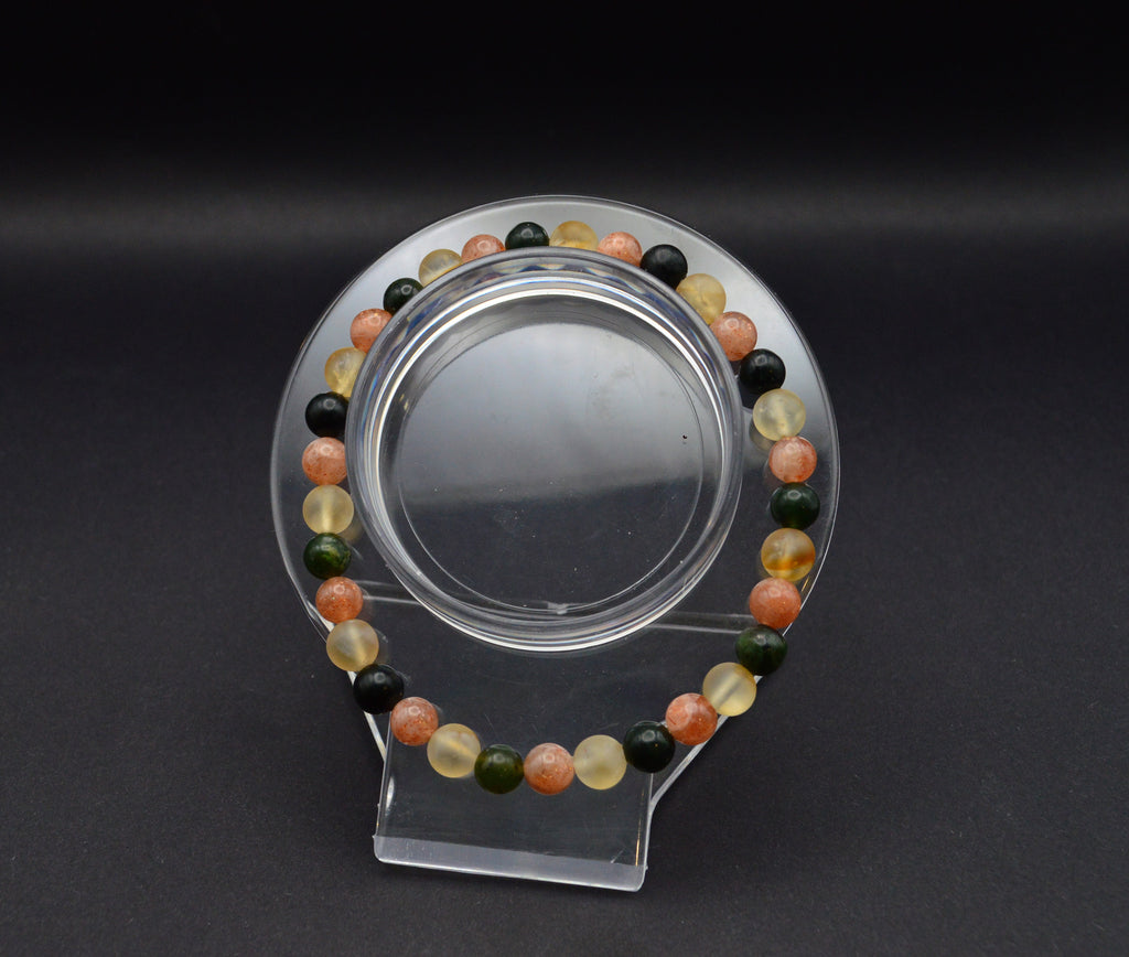 Citrine, Jade & Sunstone