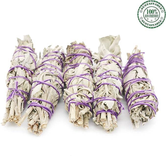 Mini White Sage Smudge Stick | 4-Inch Cleansing Bundle
